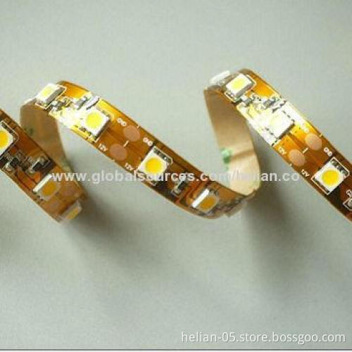 SMD 5050 60 LEDs Flexible Strips, CE-approved